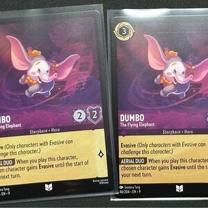 Disney Lorcana Dumbo The Flying Elephant Card